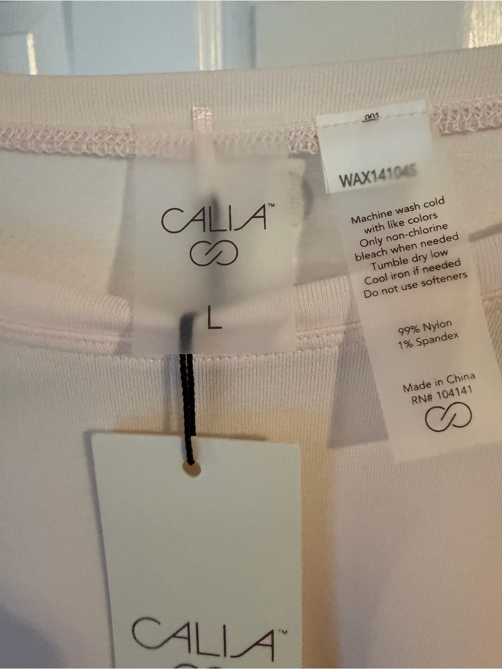 CALIA by Carrie Underwood Blush Pink Long Sleeve Crewneck Top - Picture 6 of 9